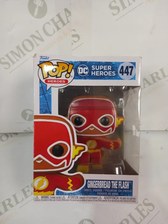 FUNKO POP HEROES - DC SUPER HEROES (447) - GINGERBREAD THE FLASH VINYL FIGURE