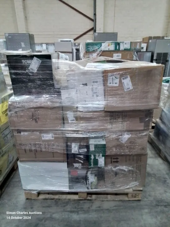 PALLET OF APPROXIMATELY 34 UNPROCESSED RAW RETURN HOUSEHOLD AND ELECTRICAL GOODS TO INCLUDE;