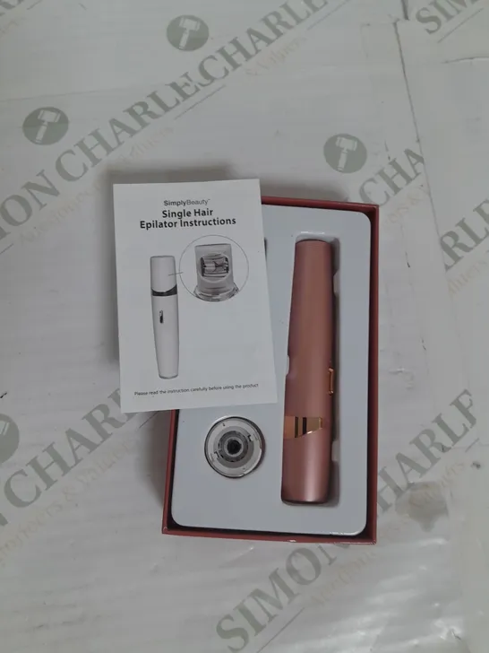 SIMPLY BEAUTY SINGLE HAIR EPILATOR 