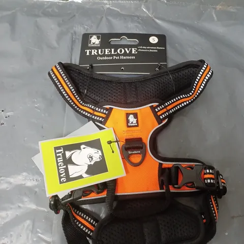 TRUELOVE PET HARNESS ORANGE SIZE SMALL