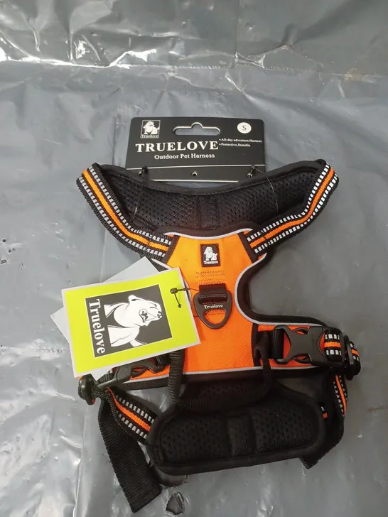 TRUELOVE PET HARNESS ORANGE SIZE SMALL