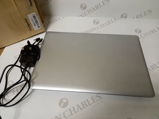 UNBRANDED SILVER LAPTOP WITH POWER LEAD APPROX. 15" SCREEN