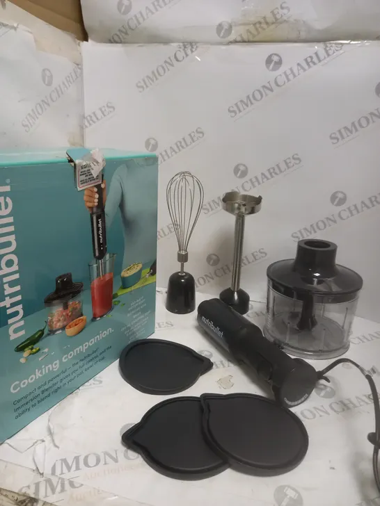 NUTRIBULLET IMMERSION HOT AND COLD HAND BLENDER