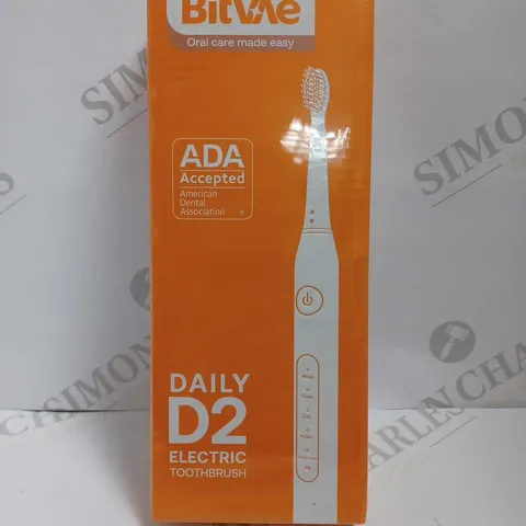 SEALED BITVAE DAILY D2 ELECTRIC TOOTHBRUSH