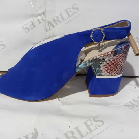 MIP LARYA SLINGBACK SHOE, COLBALT BLUE, SIZE 7, COLBALT BLUE, SUEDE