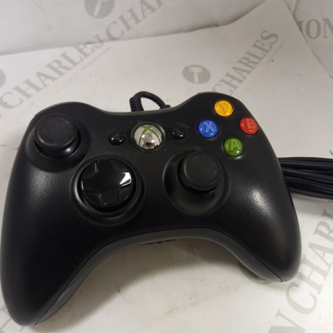 WIRED XBOX 360 CONTROLLER IN BLACK