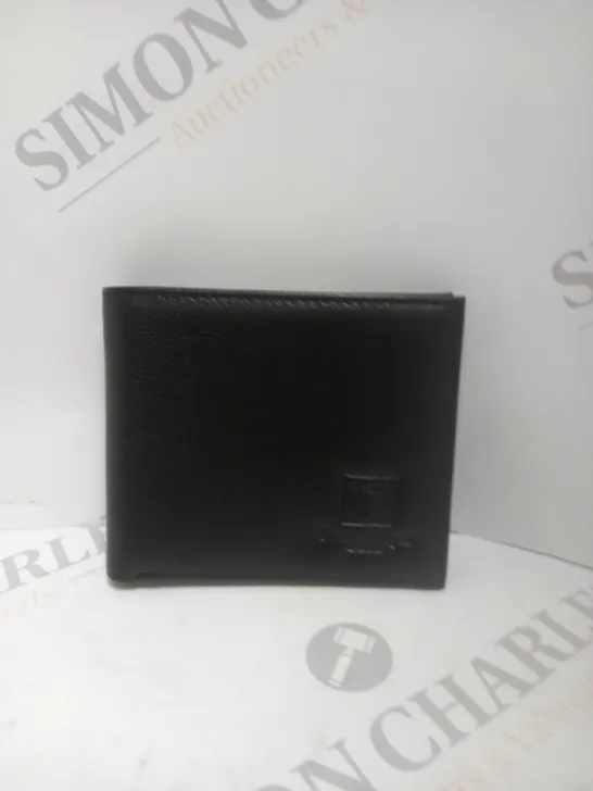 SWAN & EDGAR LONDON BLACK GENUINE LEATHER WALLET 