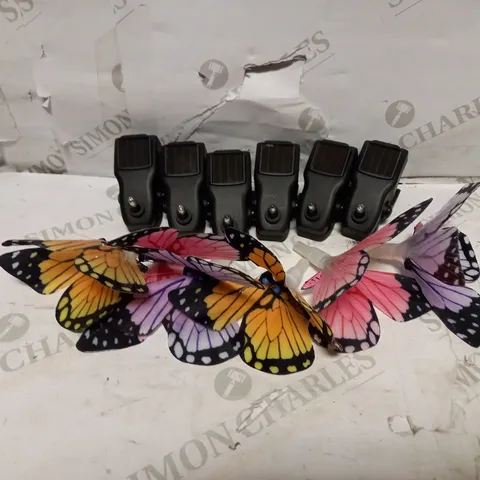 LUXFORM SOLAR 6-SET FIBER BUTTERFLY WITH CLIP 