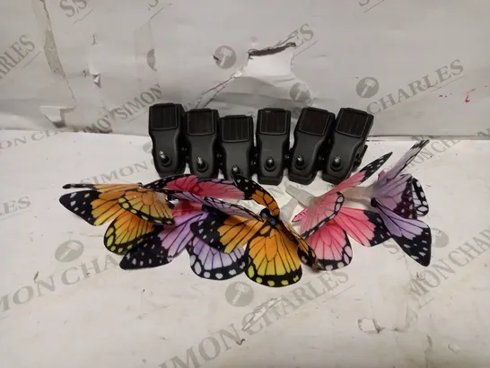 LUXFORM SOLAR 6-SET FIBER BUTTERFLY WITH CLIP 