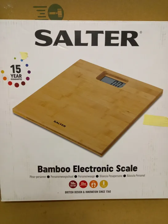 BOXED SALTER BAMBOO PERSONAL SCALE 