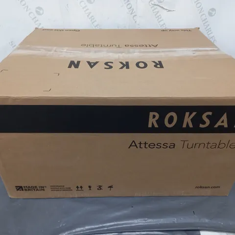 BOXED ROKSAN ATTESSATURTABLE IN BLACK