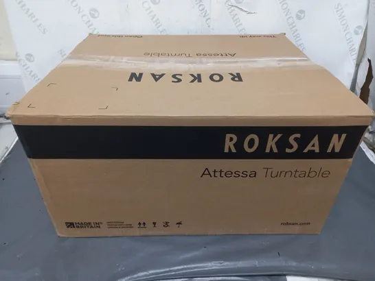 BOXED ROKSAN ATTESSATURTABLE IN BLACK