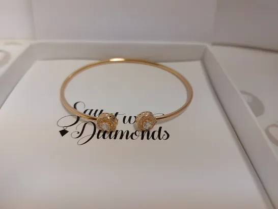 BOXED SAY IT WITH DIAMONDS HALO BRACELET