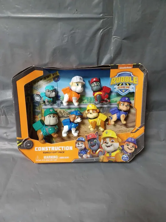 RUBBLE & CREW CONSTRUCTION FAMILY FIGURE GIFT PACK RRP £22.99