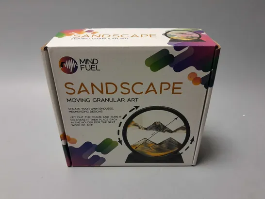 BOXED MIND FUEL SANDSCAPE MOVING GRANULAR ART