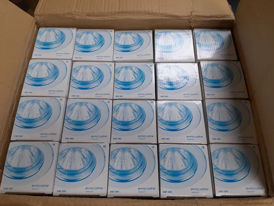 100 BOXED EMCOLITE DOWNLIGHTS (EMC005CH)