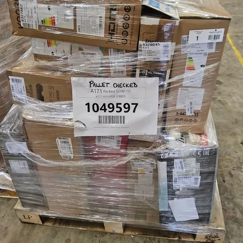 PALLET OF APPROXIMATELY 13 UNPROCESSED RAW RETURN MONITORS TO INCLUDE;