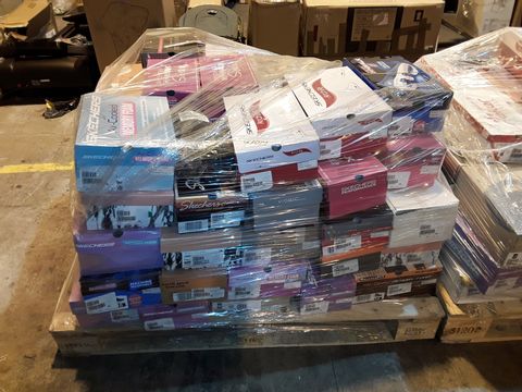 PALLET OF APPROXIMATELY 69 PAIRS OF ASSORTED SHOES TO INCLUDE: 