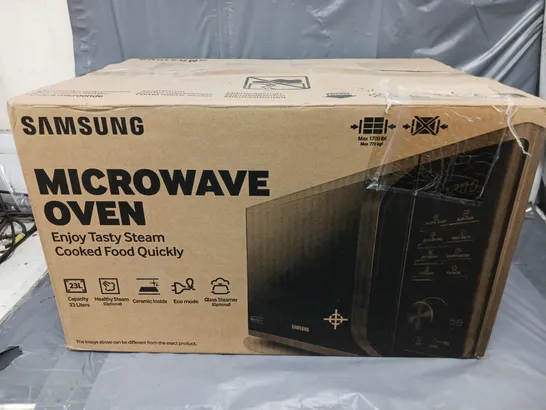 BOXED SAMSUNG MS23K3513AW/EU SOLO 23-LITRE MICROWAVE OVEN - WHITE RRP £139