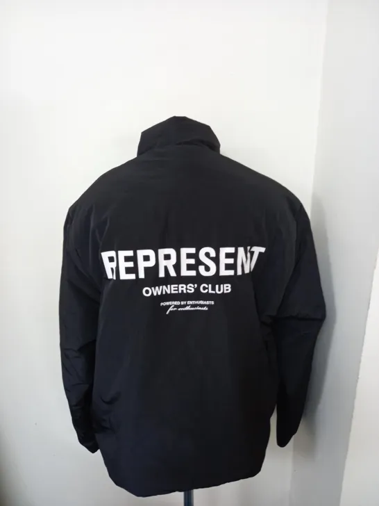 REPRESENT OWNERS CLUB WADDED COAT SIZE L