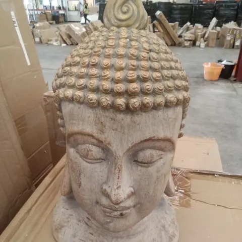 BOXED BUDDHA HEAD  