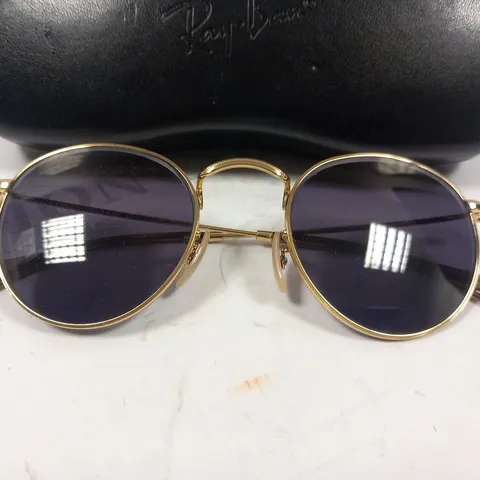 BOXED RAY BAN ROUND METAL SUNGLASSES