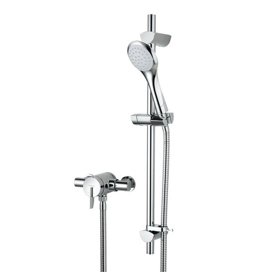 BOXED SONIQUE THERMOSTATIC SHOWER WITH SLIDER RAIL