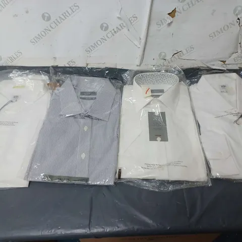 4X KIN BY JOHN LEWIS ASSORTED SHIRTS TO INCLUDE SLIM FIT, REGULAR FIT, LARGE, AND TAILORED FIT  