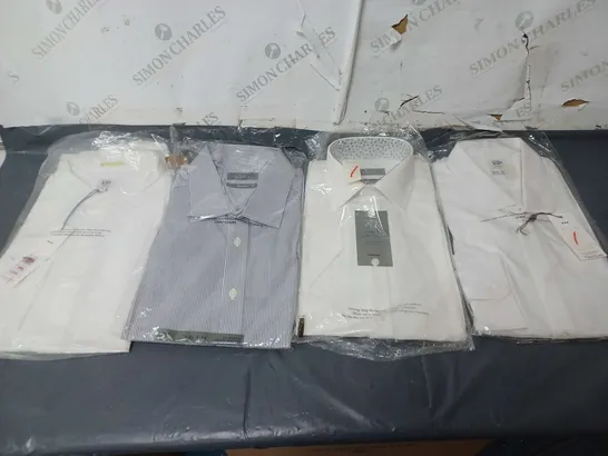 4X KIN BY JOHN LEWIS ASSORTED SHIRTS TO INCLUDE SLIM FIT, REGULAR FIT, LARGE, AND TAILORED FIT  