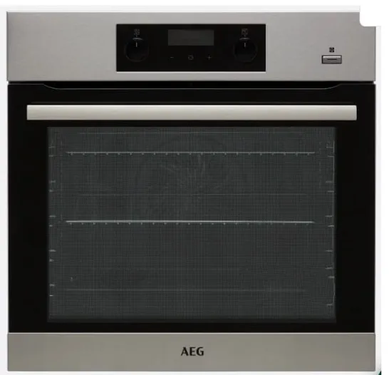 AEG INTEGRATED 6000 SERIES STEAMBAKE WITH AQUA CLEAN ENAMEL CLEANING BES355010M RRP £425