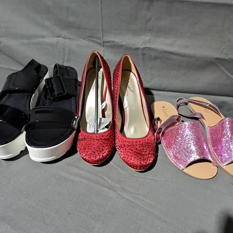 7 BOXED PAIRS OF ASSORTED SHOES TO INCLUDE CASSANDRA, DOLICE, LINZI IN SIZES 2, 4, 6 