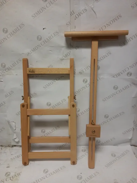 DALER ROWNEY SIMPLY TABLE WOOD EASEL, COLLAPSIBLE & STORE FLAT, INDOOR & OUTDOOR USE, IDEAL FOR ENTRY-LEVEL ARTISTS & HOBBYISTS