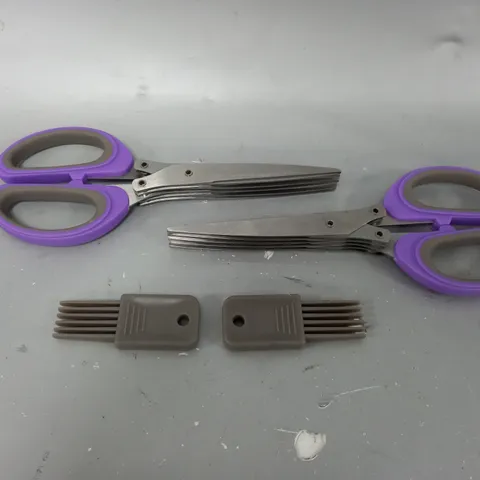 2X HER SCISSORS IN PURPLE 