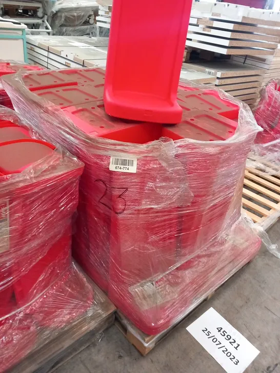 PALLET OF APPROXIMATELY 24 FIRE EXTINGUISHER TROLLEYS FA-075 EXL