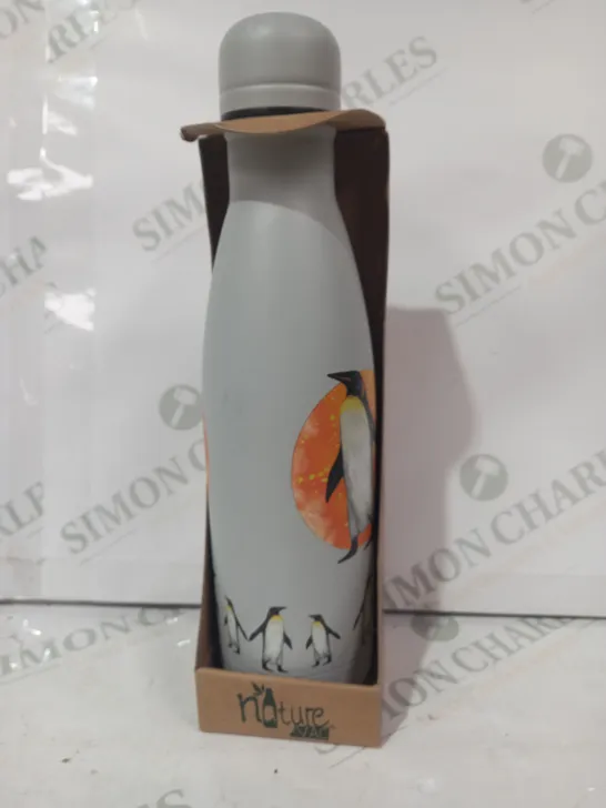 NATUREVAC INSULATED DRINKS BOTTLE IN PENGUIN DESIGN