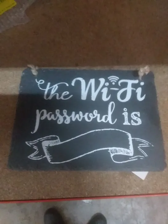 WIFI PASSWORD CHALKBOARD