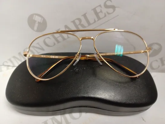 RAYBAN GOLD EFFECT PRESCRIPTION GLASSES