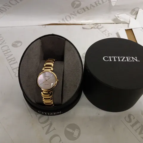 CITIZEN ECO-DRIVE GOLD WATCH 