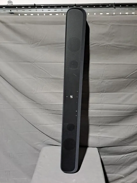 SENNHEISER AMBEO SOUNDBAR PLUS FOR TV AND MUSIC. IMMERSIVE 3D SURROUND SOUND, VIRTUAL 7.1.4 SPEAKER SETUP, BUILT-IN DUAL SUBWOOFERS, STREAMING CONNECTIVITY