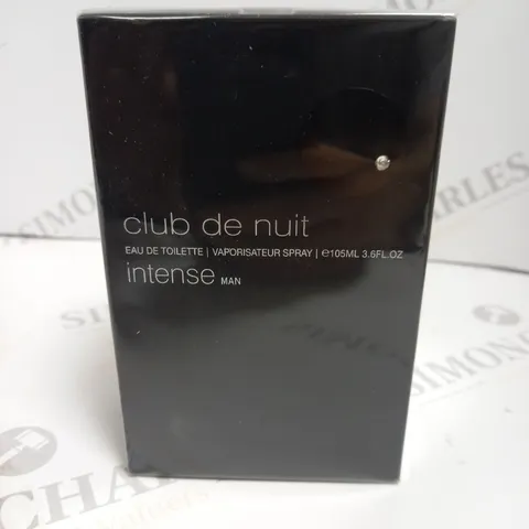 BOXED AND SEALED CLUB DE NUIT INTENSE MAN EAU DE TOILETTE 105ML