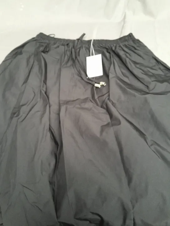 OLIVER BONAS BLACK DURNDELL MIDI SKIRT IN BLACK - SIZE 10