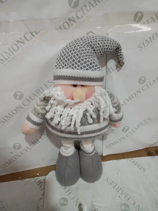 16 INCH STANDING GREY SANTA 