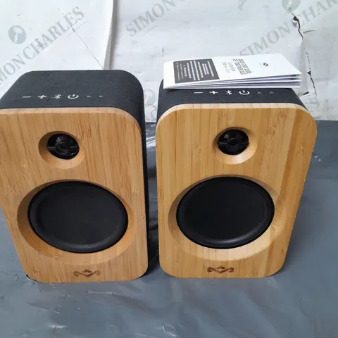 LOT OF 2 UNBOXED MARLEY GET TOGETHER BLUETOOTH SPEAKERS