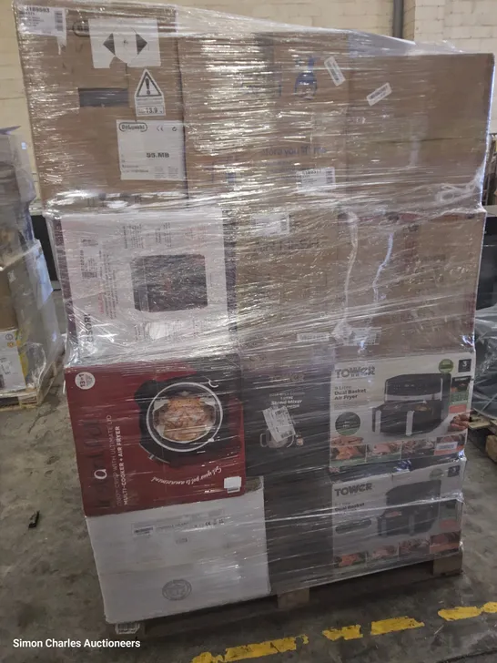 PALLET OF APPROXIMATELY 25 UNPROCESSED RAW RETURN HOUSEHOLD AND ELECTRICAL GOODS TO INCLUDE;