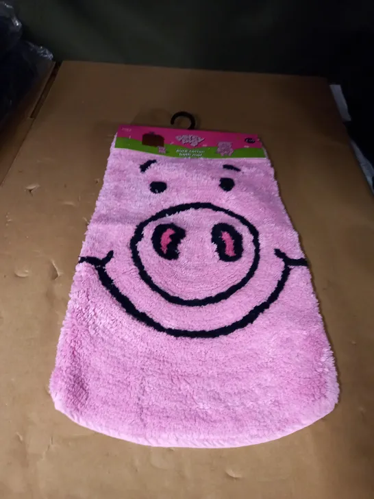 PERCY PIG PURE COTTON BATH MAT  