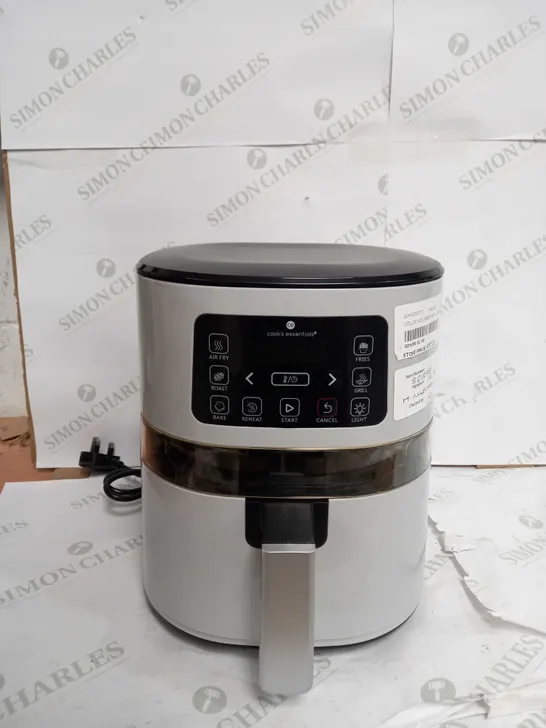 OUTLET COOK'S ESSENTIALS 4.0L AIR FRYER WITH DIGITAL VIEWING SCREEN