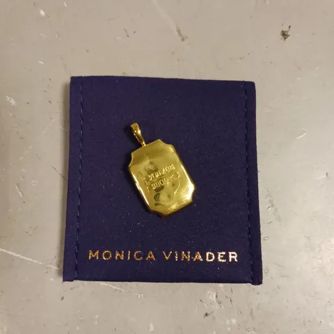 MONICA VINADER PERSONALISED GOLD SIGNATURE LOCKET 