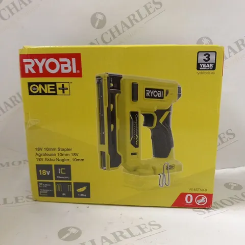 BOXED RYOBI 18V ONE+ 10MM STAPLER R18ST50