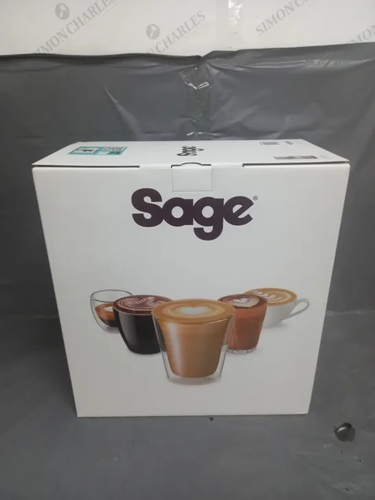 BOXED SAGE BAMBINO BRUSHED STAINLESS STEEL COFFEE MACHINE 