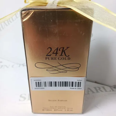 BOXED AND SEALED 24K PURE GOLD SELLION PARFUMS EAU DE PARFUM 100ML